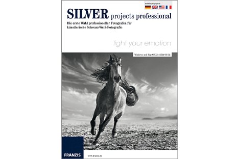 Bild Silver Projects Professional ist sowohl als Boxversion als auch zum Download zu einem Preis von knapp 130 Euro erhältlich. Es läuft unter Windows und Mac OS. [Foto: Franzis Verlag]
