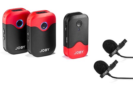 Joby Wavo Air - Empfänger mit Sender und Mikrofonen. [Foto: Joby]
