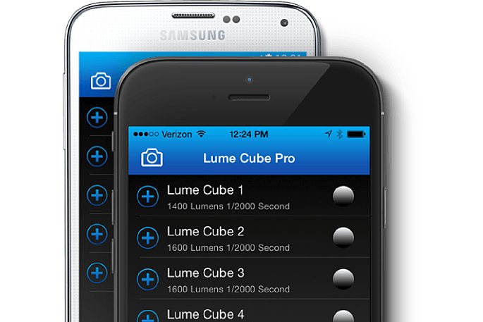 Bild Lume Cube wird über eine Android oder iOS App gesteuert. [Foto: Lume Cube]
