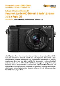 Panasonic Lumix DMC-GX80 mit G Vario 12-32 mm 3.5-5.6 Asph. OIS Labortest, Seite 1 [Foto: MediaNord]