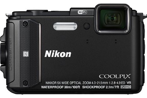 Bild In insgesamt fünf Farben, darunter Schwarz, soll es die Nikon Coolpix AW130 geben. [Foto: Nikon]