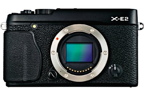 Bild Die Fujifilm X-E2 verfügt mit dem X-Trans-CMOS-II über einen 16 Megapiel auflösenden APS-C-Sensor mit integriertem Phasen-Autofokus. [Foto: Fujifilm]