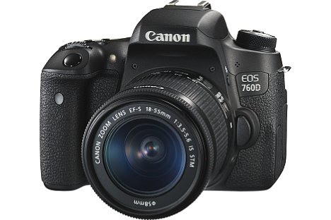 Bild Bei der Canon EOS 760D handelt es sich um eine 750D mit verbessertem Bedieninterface. [Foto: Canon]