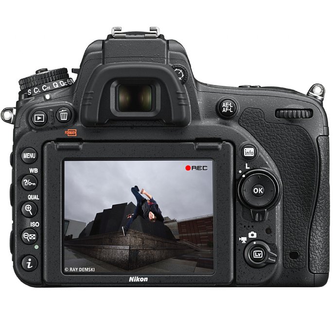 Bild Die Nikon D750 nimmt Videos in Full-HD-Auflösung mit bis zu 60 Bildern pro Sekunde auf. [Foto: Ray Demski]