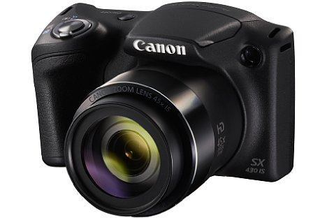 Bild Die Canon PowerShot SX430 IS bietet ein optisches 45-fach-Zoom von 24 bis 1.080 Millimeter, ebenfalls inklusive optischem Bildstabilisator. [Foto: Canon]