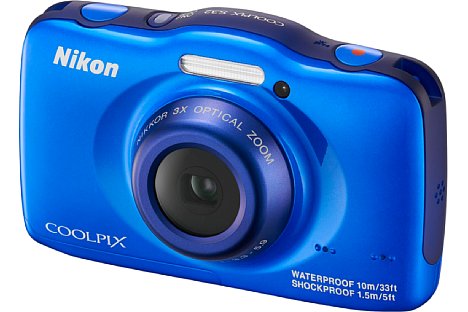 Bild Blau ist die vierte Farbe der Nikon Coolpix S32, die ab Ende Februar 2014 erhältlich sein soll. [Foto: Nikon]