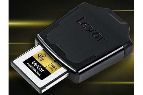 Bild Der Lexar Professional CFexpress USB 3.1 Kartenleser ist mit Karten des Typs B kompatibel. [Foto: Lexar]
