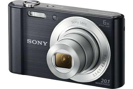 Bild Die Sony Cyber-shot DSC-W810 bietet ein optisches Sechsfachzoom von 26-156 mm (KB) ohne optischen Bildstabilisator. [Foto: Sony]