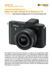 Nikon 1 V1 mit 1-Mount VR 10-30 mm 3.5-5.6 Labortest, Seite 1 [Foto: MediaNord]