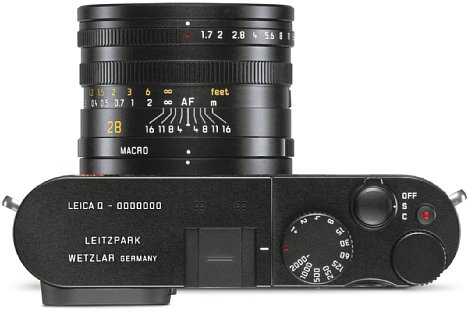 Bild Leica Q schwarz Leitzpark-Edition. [Foto: Leica]