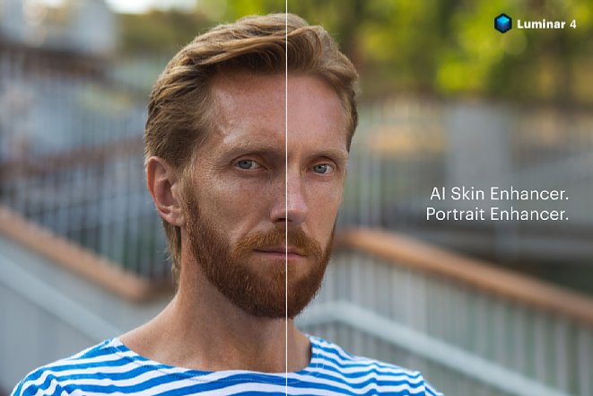 Bild Skylum Luminar 4 AI Skin Enhancer und Porträt Enhancer. [Foto: Syklum Software]