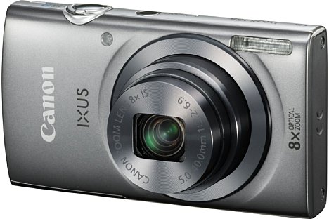 Bild Die Canon Ixus 165, die es auch in Rot gibt, löst 20 Megapixel auf und zoomt optisch achtfach zwischen 28 und 224 Millimetern. [Foto: Canon]