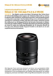 Nikon Z 18-140 mm F3.5-6.3 VR DX mit Z 30 Labortest, Seite 1 [Foto: MediaNord]