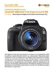 Canon EOS 100D mit EF-S 18-55 mm 3.5-5.6 IS STM Labortest, Seite 1 [Foto: MediaNord]