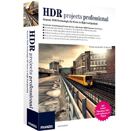 Bild HDR Projects Professional ist das "Flaggschiff" der HDR-Projects und bietet einen riesigen Funktionsumfang. [Foto: Franzis Verlag]