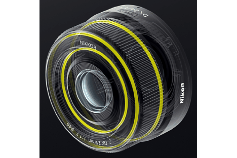 Bild Das Nikon Z 24 mm F1.7 DX besitzt Dichtungen zum Schutz vor Spritzwasser und Staub. Das Bajonett besteht allerdings aus Kunststoff. [Foto: Nikon]