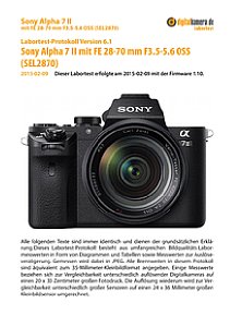 Sony Alpha 7 II mit FE 28-70 mm 3.5-5.6 OSS (SEL-2870) Labortest, Seite 1 [Foto: MediaNord]