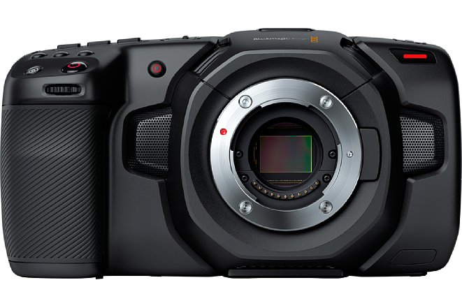 Bild Die Blackmagic Pocket Cinema Camera 4K verfügt über ein Micro-Four-Thirds-Bajonett und einen speziellen 19x10 mm großen Micro-Four-Thirds-Sensor. [Foto: Blackmagic]