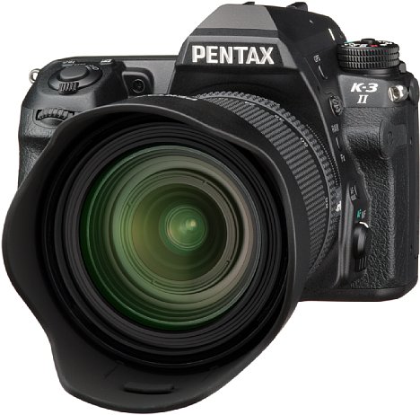 Bild Die Pentax K-3 II besitzt einen verbesserten Bildstabilisator, einen schnelleren Autofokus und die neue "Pixel Shift Resolution"-Technologie. [Foto: Pentax]
