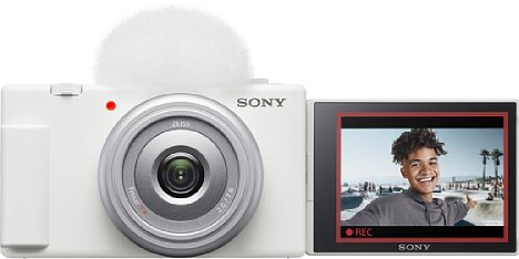 Bild Wahlweise ist die Sony ZV-1F auch in Weiß erhältlich. [Foto: Sony]