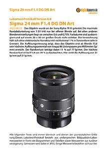 Sigma 24 mm F1.4 DG DN Art mit Sony Alpha 7R III Labortest, Seite 1 [Foto: MediaNord]