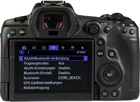 Bild Die Canon EOS R5 bietet einen großen dreh- und schwenkbaren Touchscreen sowie einen hochauflösenden elektronischen Sucher. [Foto: MediaNord]