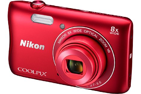 Bild Neben Schwarz, Blau mit Ornamenten, Pink und Silber will Nikon die Coolpix S3700 auch in Rot verkaufen. Der preis liegt einheitlich bei knapp 140 Euro, ab Ende Februar 2015 soll die S3700 erhältlich sein. [Foto: Nikon]