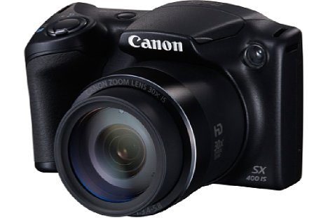 Bild Die Canon PowerShot SX400 IS ist ab August 2014 in Rot und Schwarz erhältlich. [Foto: Canon]