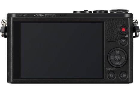 Bild Auf der Rückseite verfügt die Panasonic Lumix DMC-GM1 über einen 7,5 Zentimeter großen Touchscreen mit 1,04 Millionen Bildpunkten Auflösung. [Foto: Panasonic]