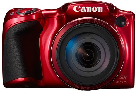Bild Die Canon PowerShot SX420 IS wird ab Februar 2016 nicht nur in Schwarz, sondern auch in Rot erhältlich sein. [Foto: Canon]
