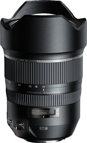 Bild Ein Firmwareupdate behebt Fokusprobleme mit den Canon-DSLRs EOS 750D, 760D, 5DS und 5DS R. Betroffen sind aktuelle Objektive wie das abgebildete Tamron SP 15-30 mm F2.8 Di VC USD (Model A012). [Foto: Tamron]