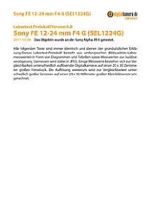 Sony FE 12-24 mm F4 G (SEL1224G) mit Alpha 7R II Labortest, Seite 1 [Foto: MediaNord]