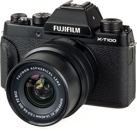 Bild Das neue Standardzoom XC 15-45 mm OIS PZ gehört zum Lieferumfang der Fujifilm X-T100. Es besitzt einen Motor zur Zoomeinstellung und faltet sich ausgeschaltet kompakt zusammen. [Foto: MediaNord]