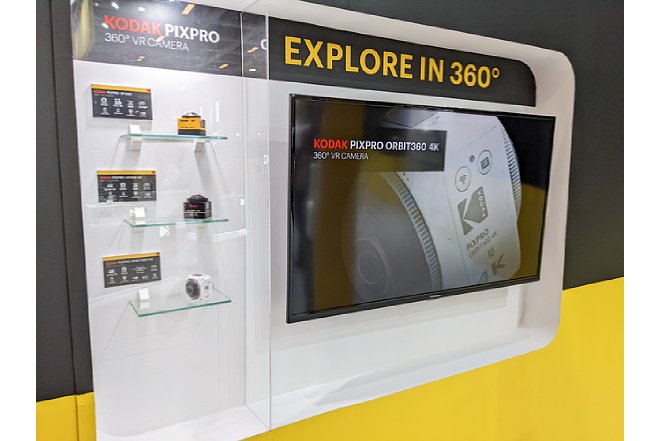 Bild Präsentation der Kodak PixPro 360° VR Kamera auf der IFA 2022. [Foto: MediaNord]