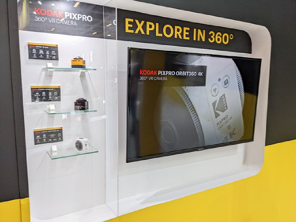 Bild Präsentation der Kodak PixPro 360° VR Kamera auf der IFA 2022. [Foto: MediaNord]
