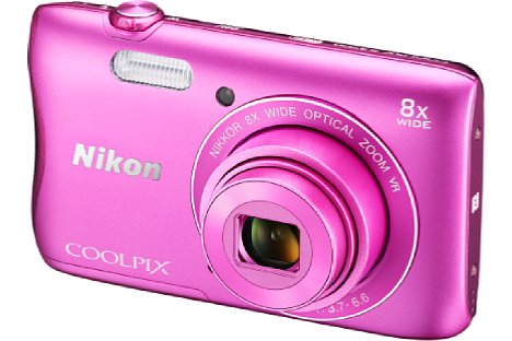 Bild Wer darauf steht bekommt die Nikon Coolpix S3700 auch in Pink. [Foto: Nikon]