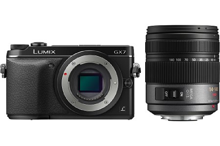 Panasonic Lumix DMC-GX7 mit HD 14-140 mm 3.5-5.6. [Foto: Panasonic]