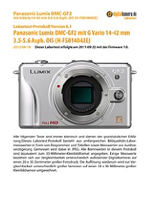 Panasonic Lumix DMC-GF2 mit G Vario 14-42 mm 3.5-5.6 Asph. OIS Labortest, Seite 1 [Foto: MediaNord]