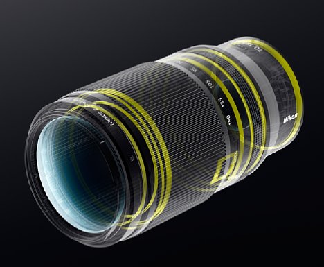 Bild Das Gehäuse des Nikon Z 70-180 mm F2.8 ist mit Zahlreichen Dichtungen versehen, die das Eindringen von Staub und Spritzwasser verhindern sollen. [Foto: Nikon]