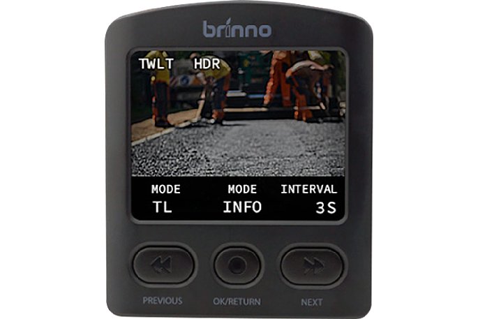 Bild Der LCD-Monitor der Brinno TLC2000 ermöglicht nicht nur das komfortable Einstellen aller Parameter, sondern auch die Auswahl des Bildausschnittes und die direkte Betrachtung des fertigen Zeitraffervideos. [Foto: Brinno]