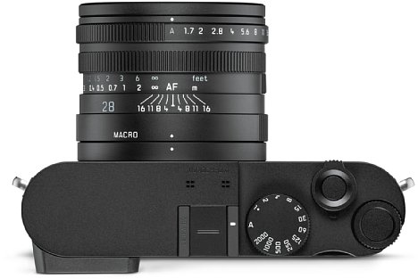 Bild Die Belichtung stellt man bei der Leica Q2 Monochrom ganz klassisch mit einem Blendenring und einem Belichtungszeitenrad ein. Fokussierung und Belichtung können aber auch automatisch erfolgen. [Foto: Leica]