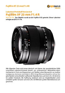 Fujifilm XF 23 mm F1.4 R mit X-E2 Labortest, Seite 1 [Foto: MediaNord]