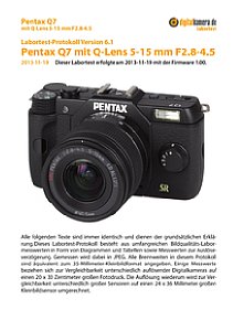 Pentax Q7 mit Q-Lens 5-15 mm F2.8-4.5 Labortest, Seite 1 [Foto: MediaNord]