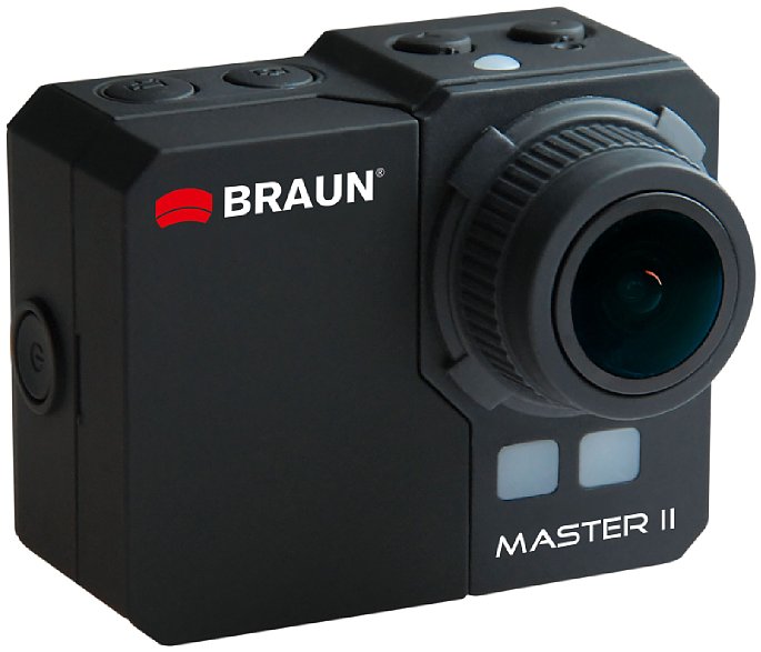 Bild Die Braun Master II Actioncam besitzt einen 16-Megapixel CMOS-Sensor und einen leistungsfähigen, schnellen Chipsatz sowie ein hochwertiges Objektiv mit 170 Grad diagonalem Bildwinkel. [Foto: Braun Photo Technik]