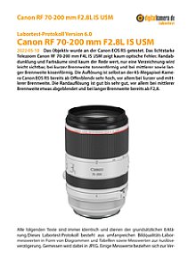 Canon RF 70-200 mm F2.8L IS USM mit EOS R5 Labortest, Seite 1 [Foto: MediaNord]