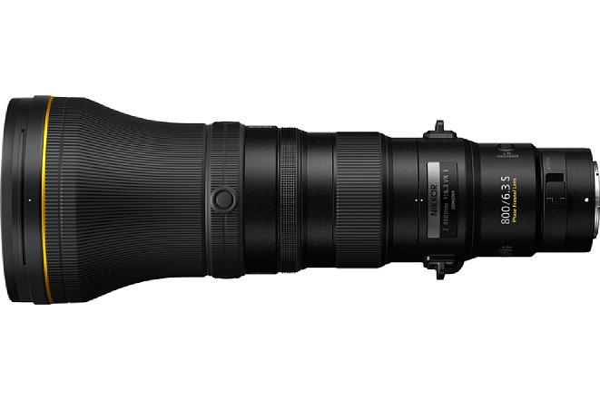 Bild Das neue Nikon Z 800 mm F6.3 VR S ist mit 14 Zentimetern Durchmesser sehr schlank und nur 39 Zentimeter lang. Zudem beträgt das Gewicht lediglich knapp 2,4 Kilogramm. [Foto: Nikon]
