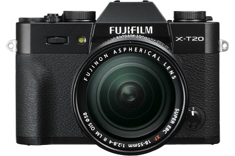 Bild Ab Februar 2017 soll die Fujifilm X-T20 für 800 Euro erhältlich sein, das hier abgebildete Set mit dem mit XF 18-55 mm F2.8-4 R LM OIS soll 1.200 Euro kosten. [Foto: Fujifilm]