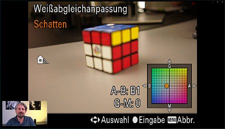 Manuel Quarta im Schulungs-Videos "Das Sony alpha 7-System", Kapitel "Perfekte Farben". [Foto: MediaNord]