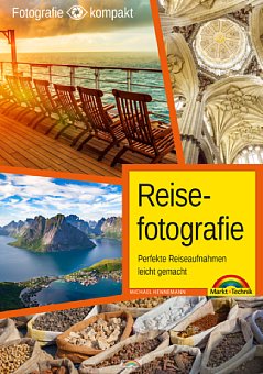Bild Auch das Buch 'Reisefotografie – Perfekte Reiseaufnahmen leicht gemacht' von Michael Hennemann gehört zur Buchreihe 'Fotografie kompakt' und kostete immer schon nur 7,99 €. [Foto: Markt+Technik]