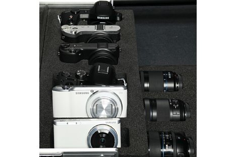 Bild Kameras im Samsung-Testkoffer [Foto: MediaNord]